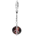 thumbnail image 4 of MOVTOTOP Versatile Matryoshka Craft Keychain Charm Russia Style Matryoshka Craft Key Chain Pendant, 4 of 7