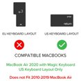 thumbnail image 3 of Autorización：Funda de teclado ultradelgada para MacBook Air de 13 pulgadas, versión 2020, modelo A2179 con Touch ID, accesorios para MacBook Air de 13 pulgadas, piel protectora suave al tacto Adepaton 2035062-3, 3 of 8