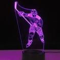 thumbnail image 3 of YSITIANNA 3D Ice Hockey Night Light Lamp Illusion Night Light 7 Color Changing Touch Switch Table Desk Decoration Lamps Gift with Acrylic Flat ABS Base USB Cable Toy STNL#1770, 3 of 5