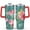 Red-1, variant on 40oz Pioneer Colorful Floral Stainless Steel Flip Straw Tumbler with Lid and Straw Spill Proof Travel Cup Double Wall Vacuum Insulated Coffee Mug with Handle Red