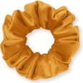 thumbnail image 3 of Velvet Scrunchies 3-Pack Gift Set Premium Plush Ponytail Holder Made in the USA Bronze Brown Black, 3 of 9