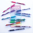 thumbnail image 3 of EnerGel Retractable Gel Roller, 0.7mm, Medium Point, 3 Pens and 4 Refills pack, Violet Ink, 3 of 7