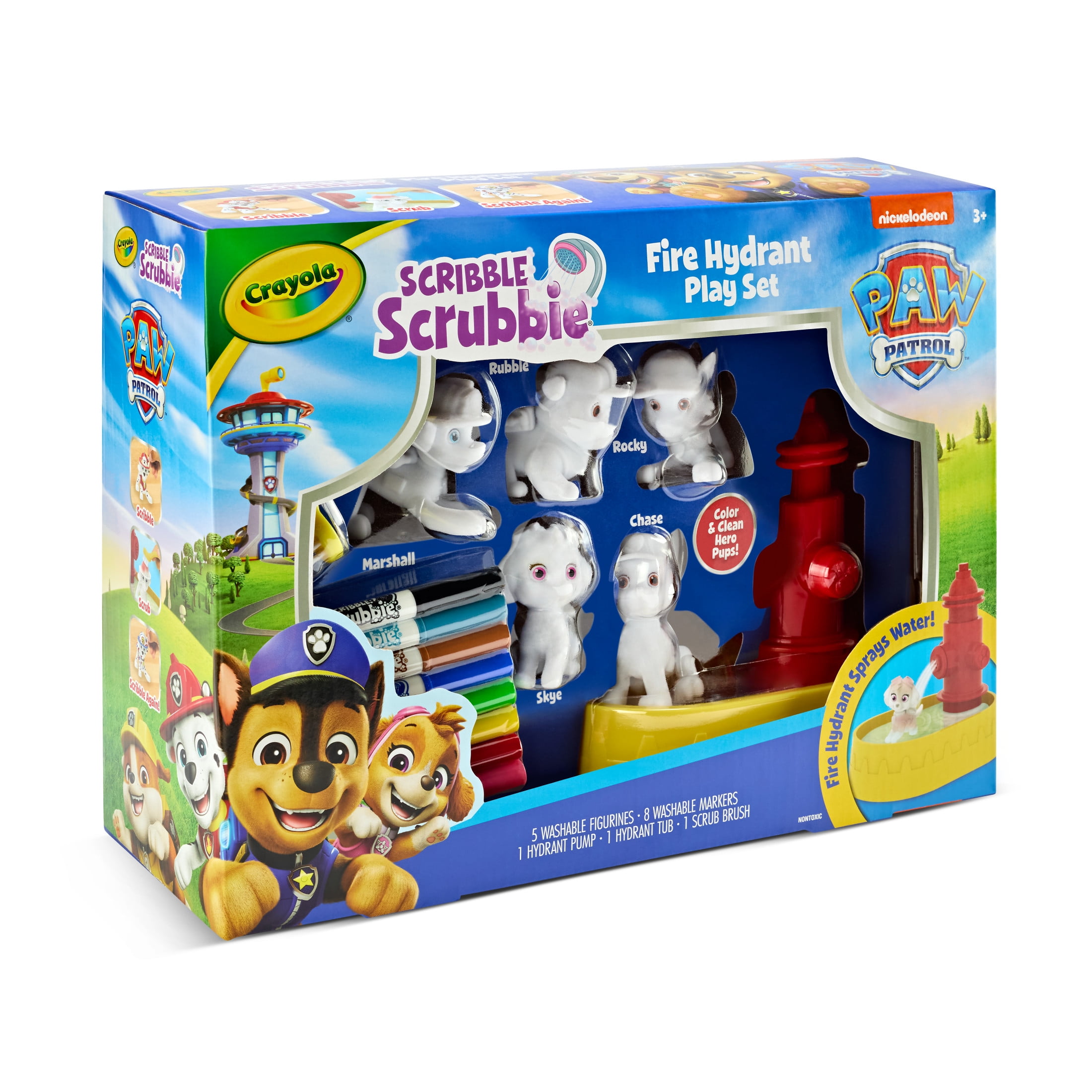 Crayola Scribble Scrubbies PAW Patrol Customizable Figurine Playset - Easter Basket Essential for Toddler Boys & Girls, Ages 3+