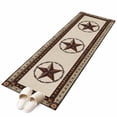 thumbnail image 2 of Country Star Washable Area Rug 2 x 6 ft Farmhouse Texas Star, Soft Non Slip Rugs Stain Repellent Indoor Felt Carpet for Living Dining Room Bedroom Home Office, 2 of 9