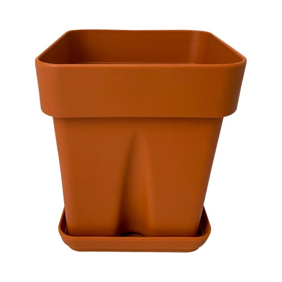 witspace Plant Pots Thickened Anti Fall Silicone Planter Simple Square Home Office Decoration Succulent Pot Indoor Plant Pots for Outdoor or Indoor Garden Flower Planter