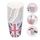 thumbnail image 3 of Copas de papel de fiesta de 16 piezas de fiesta Copas de papel de diseño de Union Jack copas decorativas de papel de agua suministros para el hogar, 3 of 3