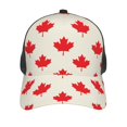 thumbnail image 3 of Disketp Happy Canada Day Print Trucker Hat Men Women - Mesh Baseball SnapBack Cap, 3 of 7