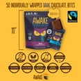 thumbnail image 6 of Caffeinated Chocolate Bites - Coffee Alternative - Low Calorie Snacks - Bite Size Energy Bars - 50mg of Caffeine in Each Bite - Non GMO - Vegan - Gluten Free - Dark Chocolate - 50 Bites, 6 of 8