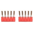 thumbnail image 1 of 10PCS 6mm 4 Flute Carbide Endmills CNC Milling Cutter Milling Slotting Profiling Face Mill Spiral Bits, 1 of 6
