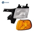 thumbnail image 3 of Headlight & Signal Light Fit Dodge Ram Van 1998 1999 2000 2001 2002 2003 Driver Left, 3 of 3
