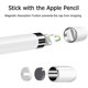 thumbnail image 3 of Replacement Magnetic Caps for Apple Pencil 1st Generation iPencil Replacement Magnetic Caps for Aapple Pencil Caps (2 Pieces, White) Banmo, 3 of 5