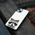 thumbnail image 4 of FINCIBO Soft Rubber Protector Cover Case for Apple iPhone 14 6.1" 2022, Raccoon, 4 of 5