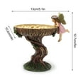 thumbnail image 4 of Flower Fairy Bird Feeder Creative Resin Garden Fairy Ornament, 4 of 6