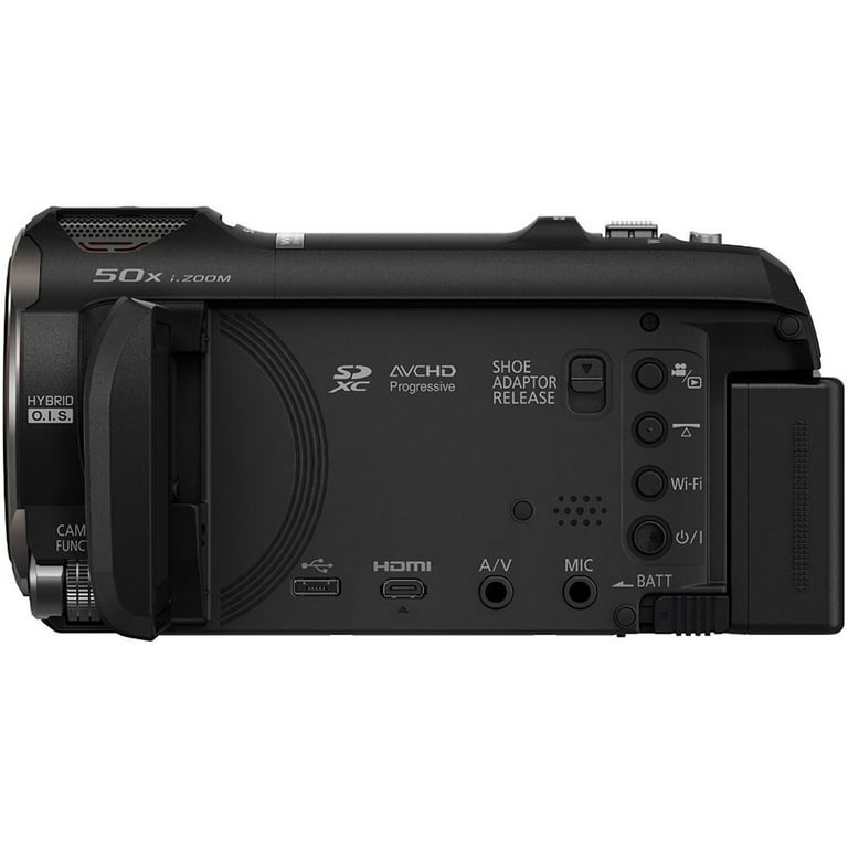 Panasonic HC-V770K HD Camcorder with Mini Zoom Microphone + 64GB
