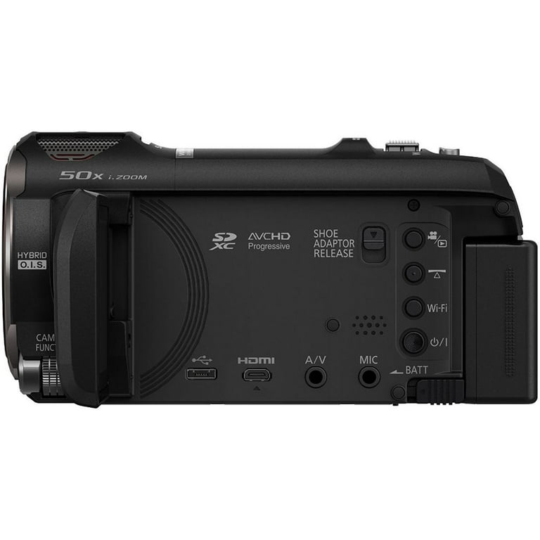 Panasonic HC-V770K HD Camcorder with Mini Zoom Microphone + 64GB