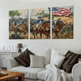 thumbnail image 2 of Ullo0ord Continental Army Poster In The Revolutionary War Vintage War Poster Picture Art Print Canvas Wall Home Living Room Decor, 2 of 4