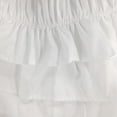 thumbnail image 4 of GROWTH TANK Solid Color Ruffle Elastic Band Bed Skirt White-200x200cm(King), 4 of 7