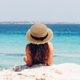 thumbnail image 5 of Sombrero de paja para mujer con circunferencia de 56-58 cm, sombrero para el sol, protector solar, para exteriores, con lazo, sombrero de copa plana, sombrero de playa, sombrero para el sol, 5 of 5