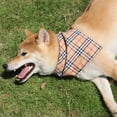 thumbnail image 4 of Dog Bandana, Washable Cotton Triangle Dog Bibs Scarf for Dogs Cats Pets Scarf Adjustable Accessories, 4 of 5