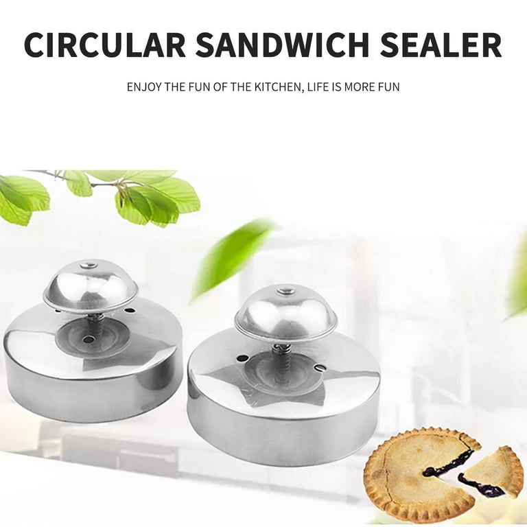 Sandwich Cutter and Sealer for Kids, Stainless Steel Sandwich Cutter and  Sealer Push Type Cutter for Making Sandwiches 