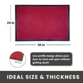 thumbnail image 3 of Envelor Front Door Mat Indoor Outdoor Entrance Doormat Non Slip Durable Floor Mat for Entry Mat Kitchen Rugs Home Decor Rugs Heavy Duty Mat Welcome Mat, 24 x 36 Inches, Maroon, 3 of 7