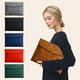 thumbnail image 1 of Organizador de soporte para documentos de imitación cuero | Carpeta de Carteras de Negocios de Gran Capacidad y 100 Hojas | Cierre magnético impermeable | Azul, Verde, Gris, Marrón, Rojo, Negro, 1 of 6