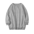 thumbnail image 4 of WZXFASHION Chandail à Capuche à Manches Longues Col Rond Imprimé Lettre Mode Femme Chandail 50 % de Réduction Liquidation Chandail Oversize, 4 of 6