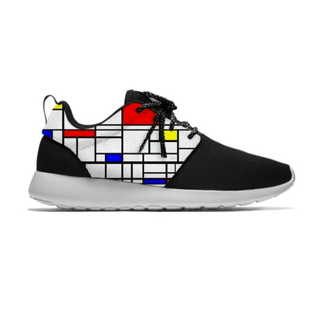 

Mondrian Abstract Art Aesthetic Fashion Classic Sport Running Shoes Casual Breathable Mens Womens Lightweight Latest Sneakers