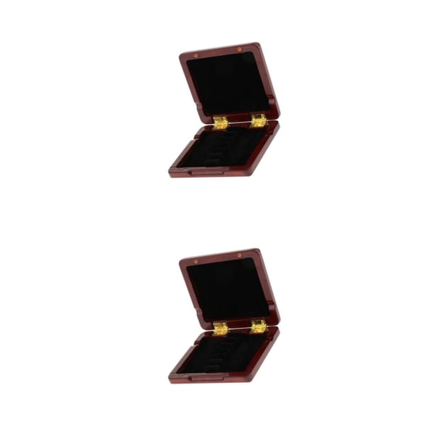 Naiovety Caja de para cañas, caja de almacenamiento duradera y portátil para cañas para oboe, soporte de superficie lisa, hecho en Rojo 2Conjunto