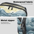 thumbnail image 4 of Penguin Waterproof Oxford Fabric Charger Case with Charger Pouch, Cable Organizer, and Cord & Cable Organizer- Digital Travel Bag- 5.9x9.44x3.14 in, 4 of 6
