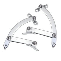 WHAMVOX 2 Pcs Cupboard Door Lift Door Stopper Size 1 Silver