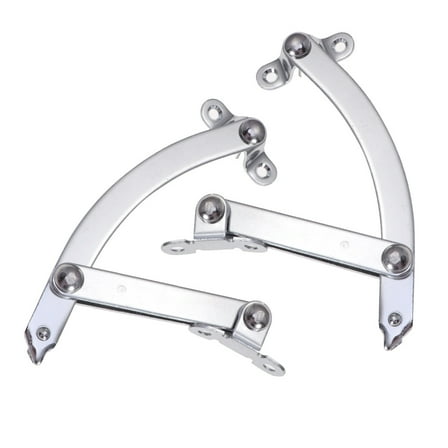 WHAMVOX 2 Pcs Cupboard Door Lift Door Stopper Size 1 Silver