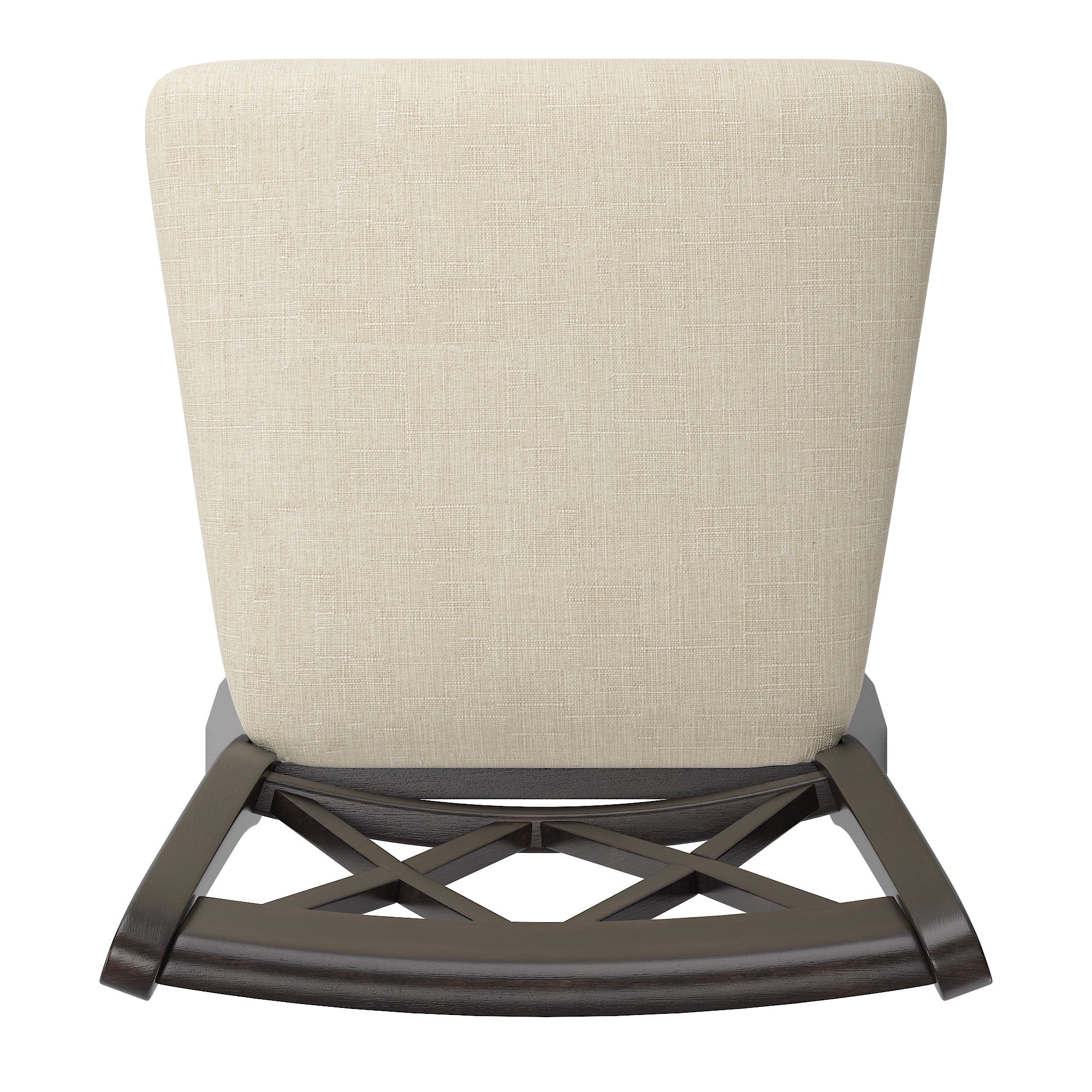 Weston Home Sheena Farmhouse Square Swivel X-Back 24" Counter Height Stool, Antique Black