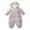 Light Violet, variant on Ruyang Toddler Puffer Snow Pants Baby Boys Girls Winter Warm Snowsuit Zip Up Quilted Down Overalls Windproof Ski Bibs Outfit