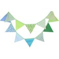 thumbnail image 1 of Guirnalda de banderines XCF 3,2 m decoración vintage triangular, 1 of 4
