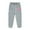 Grey, variant on Girls Fashion Sweatpants, Jogger Pants Ages 2-13, Kids Printed Athletic Casual Joggers for Girls and Boys