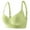 Green_BW49, variant on Padded Bralette Bras for Women Pack No Underwire Adjustable Straps Low Back Bra Sleep Bras Lounge Bras Red 36
