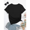 thumbnail image 2 of Trendy Women'S Short-Sleeve Round-Neck Casual And Comfortable T-Shirt, 2 of 6