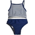 thumbnail image 3 of Bunz Kidz - Baby Infant Girl's 2 Piece Tankini Swimsuit 35170-24Months (NAVY-RED), 3 of 3