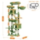 thumbnail image 5 of Árbol para Gatos Heybly HCT034GR de 180 cm de Alto con 2 Perchas, 2 Condominios, 5 of 9
