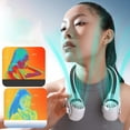 thumbnail image 6 of Bladeless Neck Fan, Portable Turbo Neck Fan, 3 Speeds Wearable,Rechargeable with LED Display,Cooling Fan for Travel, Outdoor, Indoor, 6 of 6