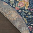 thumbnail image 5 of Nourison Passion Navy 4' x Round Area Rug, Boho, Moroccan, Bed Room, Living Room, Dining Room, Kitchen, , Easy Cleaning, Non Shedding (4' Round), 5 of 8