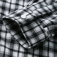 thumbnail image 4 of Aloohaidyvio George Mens Casual Dress Shirts Plaid Button Down Shirt Long Sleeve Formal Business Gingham Shirt for Men, 4 of 5