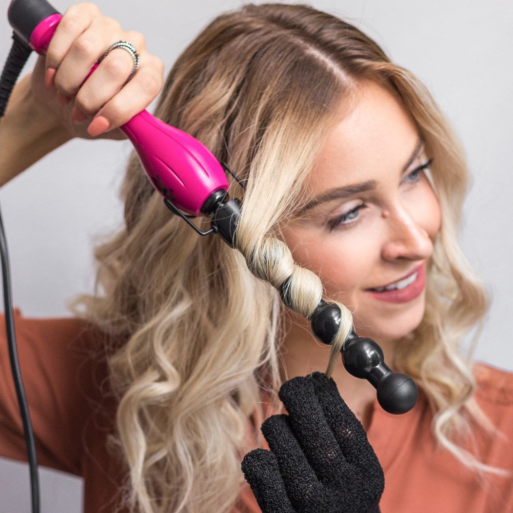 Pearl Barrel Curling Wand | Bubble Wand Curling Iron | NuMe