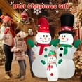 thumbnail image 2 of Costway 6FT Inflatable Christmas Snowman Decoration w/ LEDs & Air Blower, 2 of 11
