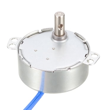 Uxcell AC Synchronous Turntable Motor - 100-127V, 20-24 RPM, 4W, CW Rotation - Perfect For DIY, Models, Displays & Small Machines
