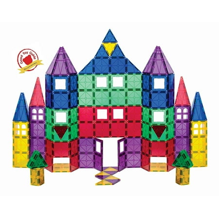Best Choice Products 100-Piece Kids Educational STEM Rainbow Geometric 3D Magnetic Building Block Tile Toy Play (Best Pla 3d Printer)