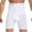 White, variant on QRIC Men Tummy Control Shorts High Waist Slimming Shapewear Body Shaper Leg Underwear Briefs