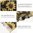 thumbnail image 5 of FORMRS Womens Scarf Winter Soft Long Big Warm Shawls Wrap Tassel Scarves, Black Sunflower Pattern, 5 of 9
