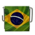 thumbnail image 3 of Brazil Wall Mounted Toilet Paper Holder Tissue One Roll Dispenser, 3 of 5
